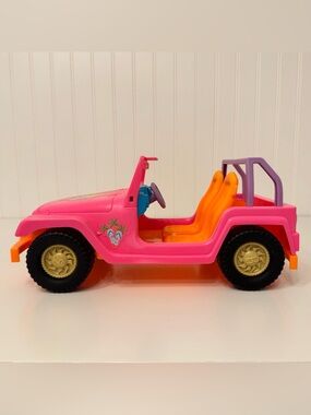 (2 for $10) 2008 Barbie Malibu Beach Party Jeep Cruiser